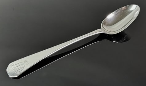 1750 Date 18th C American Silver Tablespoon, WH