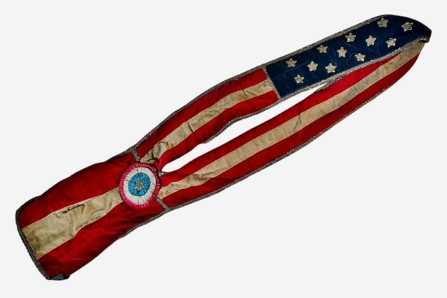 19th C. Patriotic Parade Sash (1 of 7)