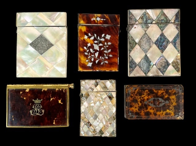 18th-19th C. Card Cases and Accessories (5pc) (1 of 11)