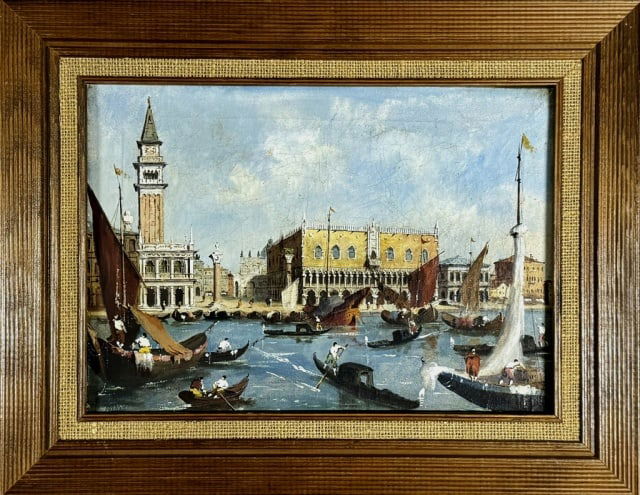 19th C. Italian Grand Tour Painting of Venice (1 of 4)