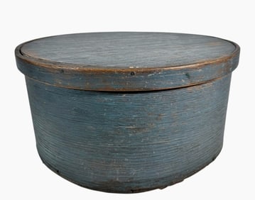 Large 19th C Painted Wooden Pantry Box