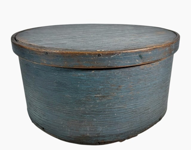 Large 19th C Painted Wooden Pantry Box (1 of 6)