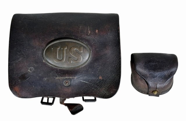 Civil War Cartridge Box and Cap Box (2pc) (1 of 10)