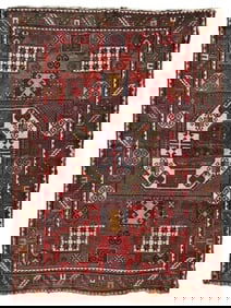 Antique Hand Loomed Caucasian Oriental Rug