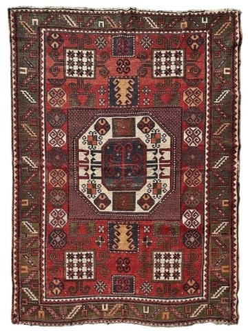 Antique Hand Loomed Caucasian Oriental Rug (1 of 9)