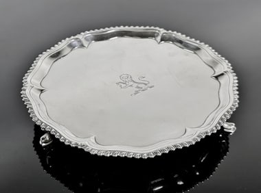 1768 George III Sterling Salver, Richard Rugg