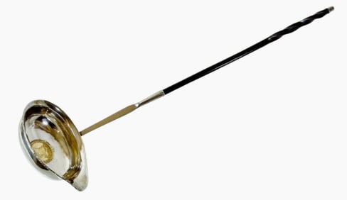 18th C. Coin Silver Ladle,1774 Spanish Coin