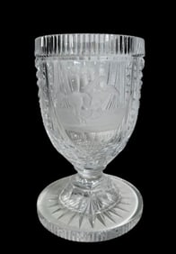Rare Edition Crystal Vase, Paul Revere, Waterford