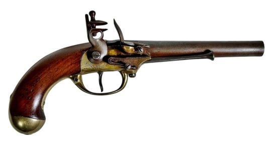 French M1777 Flintlock Cavalry Pistol, St. Etienne