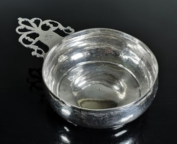 C. 1720 American Silver Porringer, Daniel Russell
