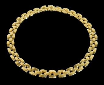 14K Italian Gold Link Necklace