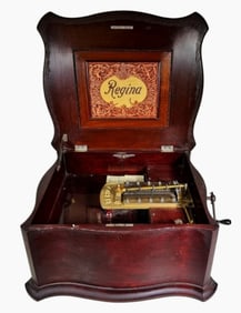 Antique Music Player, Regina with Disks (40pc)