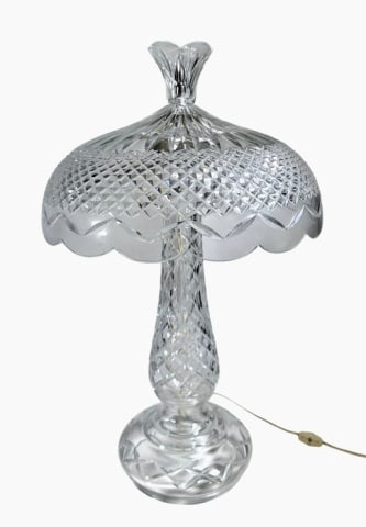 Irish Cut Crystal Table Lamp, Waterford, Achill (1 of 5)