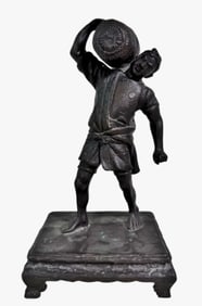 Japanese Meiji Period Bronze Figure