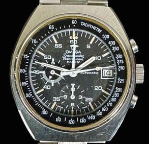 Vintage Swiss Chronograph Watch, Omega Speedmaster