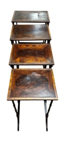 Antique George III Style Nesting Tables (4pc)