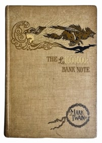 Book, Mark Twain's "The 1,000,000 Bank Note"1st Ed