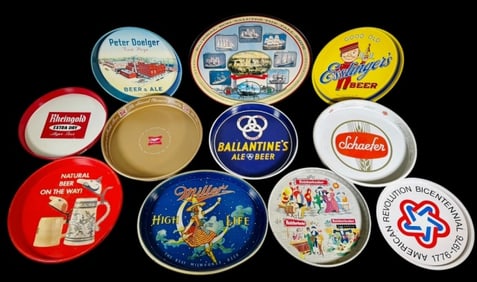 Vintage Beer Tray Collection (11pc)