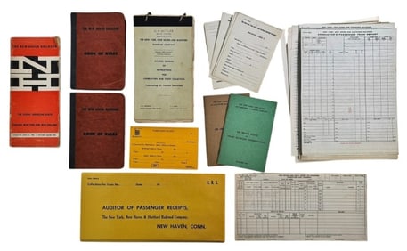 Collection NY, N. Haven & Hartford Railroad (34pc)