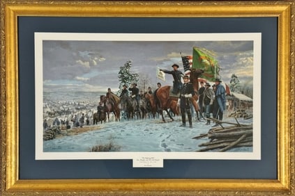 Civil War Print, Irish Brigade, Mort Kuntsler