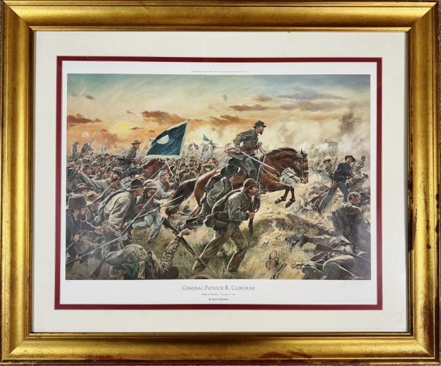 Civil War Print CSA General Cleburne, Don Troiani (1 of 4)