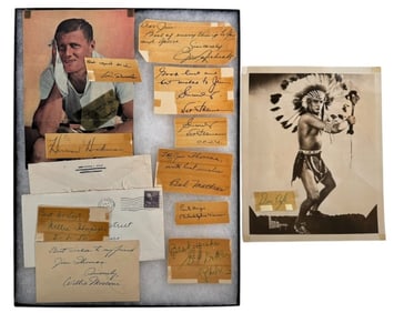 Autographs, NBA, NFL, Other Sports Legends (14pc)