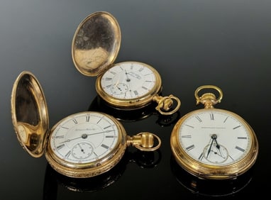 Antique Pocket Watches, Mixed Makers (3pc)