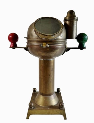 Antique Yachting Binnacle, Coubro & Scrutton (1 of 6)