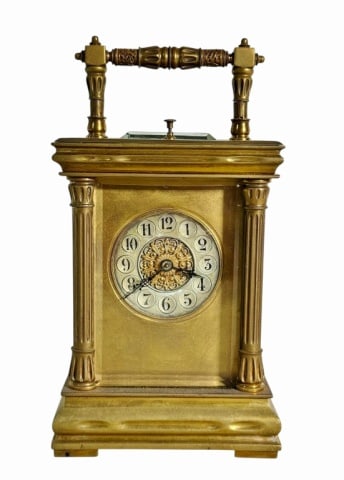 Antique French Repeating Carriage Clock (1 of 7)