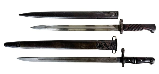 WW1 Bayonets, US Remington, German 98 (2pc) (1 of 7)