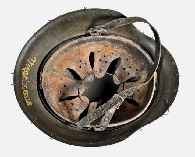 WW2 German M40 Helmet Normandy Pattern Camouflage - 7