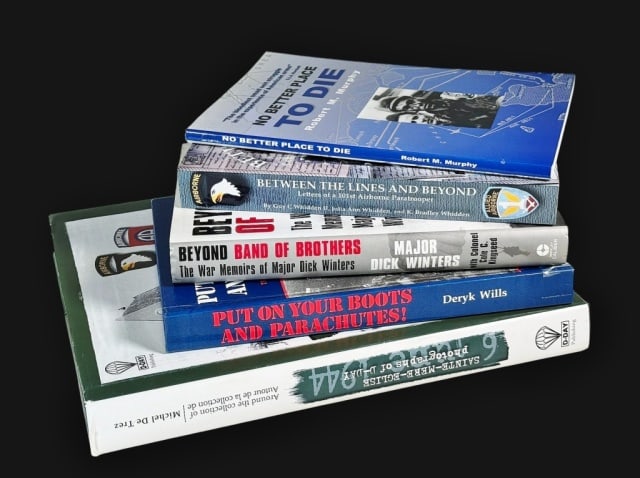 Books, WW2 D-Day, US 82nd, 101st Airborne (5pc) (1 of 12)