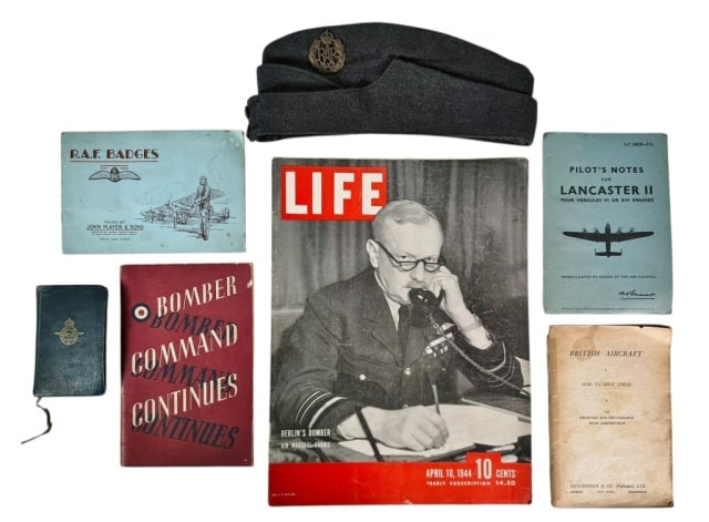WW2 RAF Coll, Lancaster II Pilot Notes, More (7pc) (1 of 8)