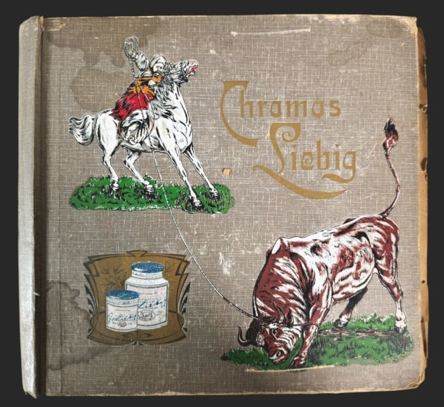 Antique 19th C. Trade Card Album, Liebig (168pc) (1 of 10)