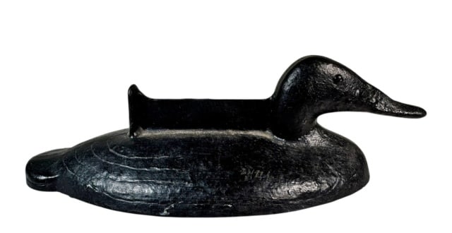 Antique Cast Iron Duck Form Doorstop, Boot Scraper (1 of 5)