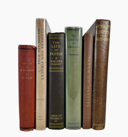 Books, Medical Pioneers, Lister, Pasteur (6pc) (1 of 11)