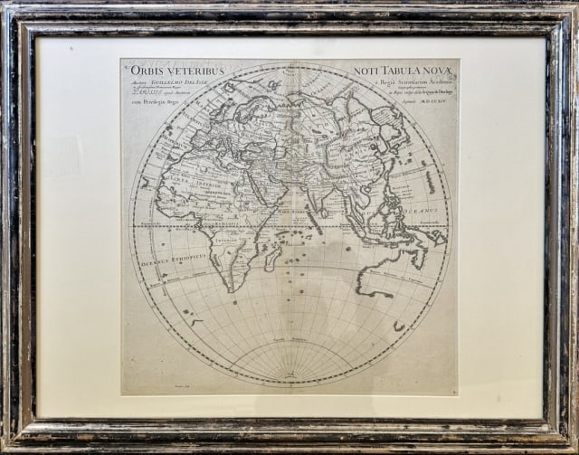 1714 Map, Eastern Hemisphere, Guillaume De L'isle (1 of 7)