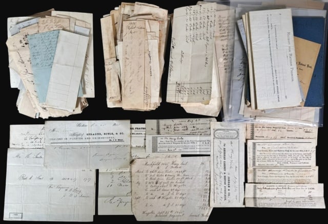 Kingston, MA Merchant Henry Soule Papers (200+pc) (1 of 7)