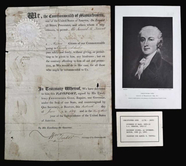 Marblehead, Mass Bay Captain's Declaration, 1751 (1 of 5)