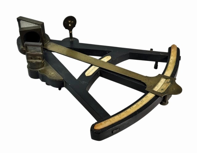 19th C Ship Navigational Octant, Spencer Browning (1 of 7)