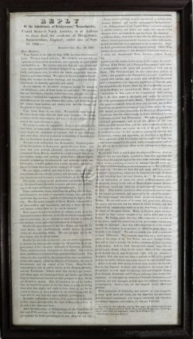 Antislavery Broadside, Bridgewater, MA 1847 (1 of 4)
