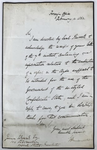 Civil War Confederate Navy, CSS Shenandoah, 1863 (1 of 4)