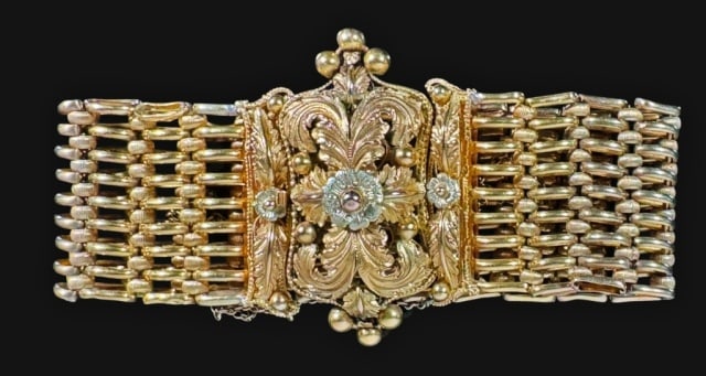 Antique Continental 14K Gold Bracelet (1 of 7)