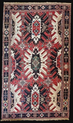 Vintage Hand Loomed Persian Scatter Rug (1 of 6)