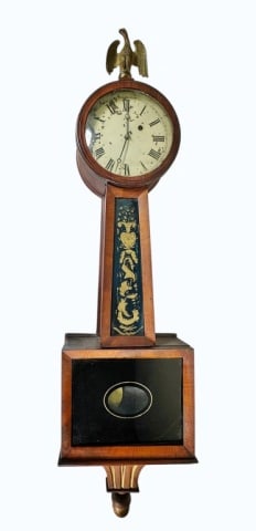 19th C Banjo Wall Clock (1 of 7)