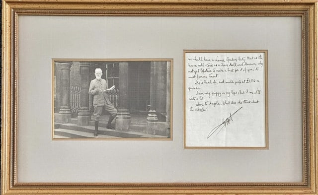 Signed Letter Irish Playwright George Bernard Shaw (1 of 4)