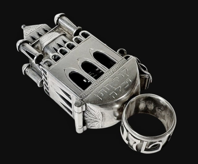 Antique Silver Wedding Ring - 2