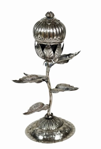 Antique Figural Continental Silver Spice Box (1 of 5)