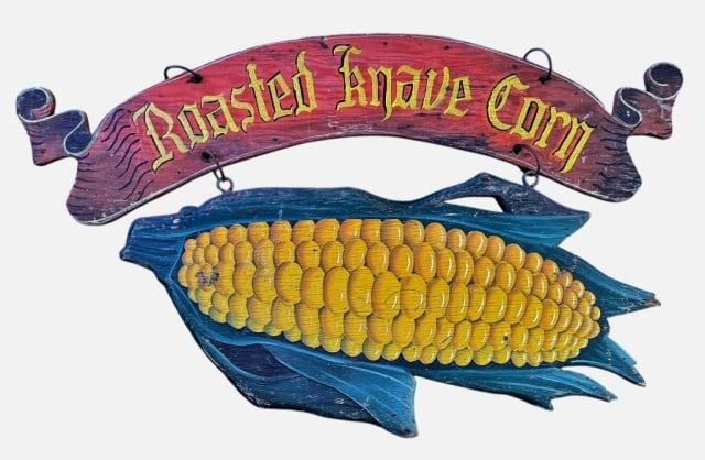 Hand Painted Wooden Sign, King Richard's Faire (1 of 5)