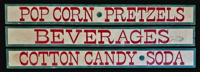 Painted Wooden Signs, King Richard's Faire (3pc) (1 of 8)
